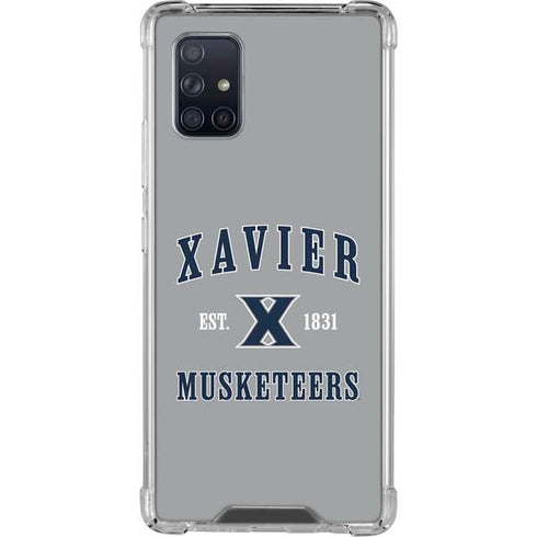 Xavier University Musketeers Est 1831 Galaxy A71 5G Clear Case