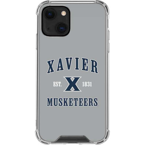 Xavier University Musketeers Est 1831 iPhone 14 Plus Clear Case