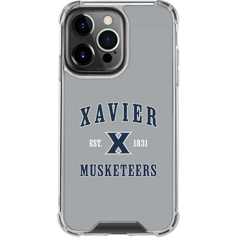 Xavier University Musketeers Est 1831 iPhone 14 Pro Clear Case