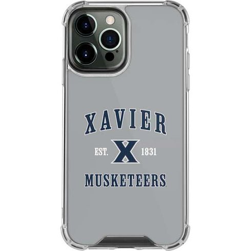 Xavier University Musketeers Est 1831 iPhone 14 Pro Max Clear Case
