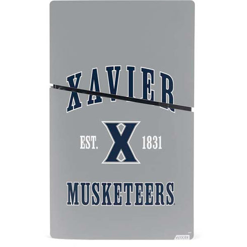 Xavier University Musketeers Est 1831 PS5 Slim Digital Edition Console Skin
