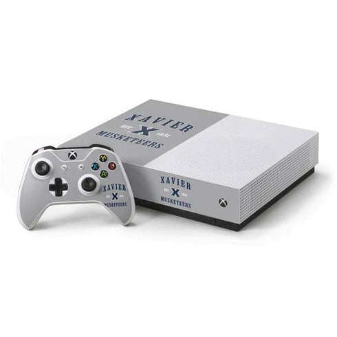 Xavier University Musketeers Est 1831 Xbox One S All-Digital Edition Bundle Skin
