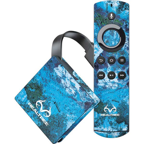 RealTree Xtreme Blue Camo Amazon Fire TV Skin