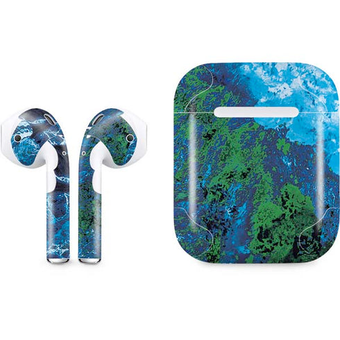 RealTree Xtreme Blue Camo Apple AirPods Skin