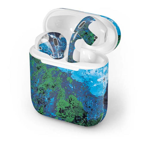 RealTree Xtreme Blue Camo Apple AirPods Skin
