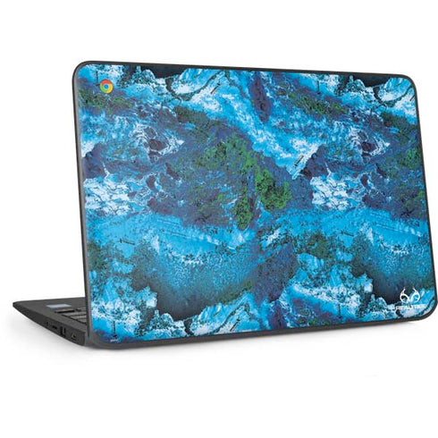 RealTree Xtreme Blue Camo HP Chromebook Skin