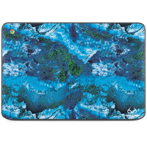 RealTree Xtreme Blue Camo HP Chromebook Skin