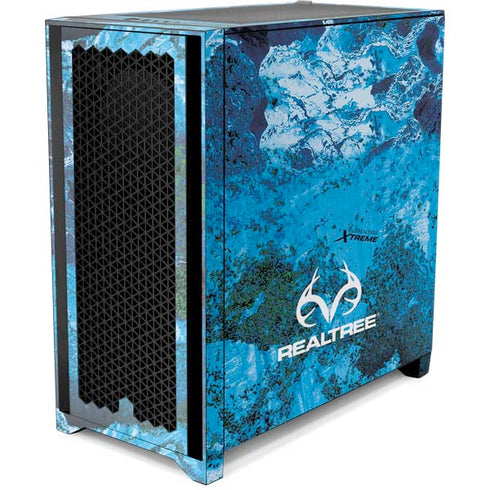RealTree Xtreme Blue Camo Corsair 4000D Tempered Glass Mid-Tower ATX Case Skin