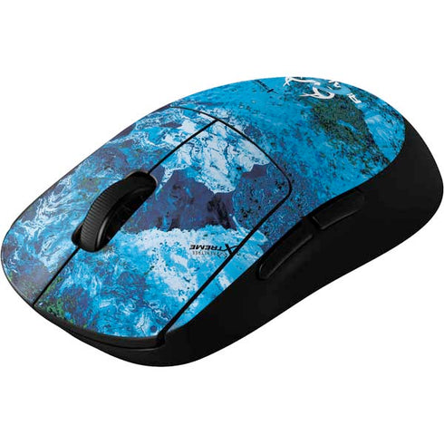 RealTree Xtreme Blue Camo G Pro Wireless Gaming Mouse Skin
