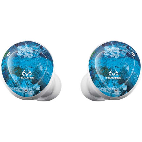 RealTree Xtreme Blue Camo Galaxy Buds Plus Skin