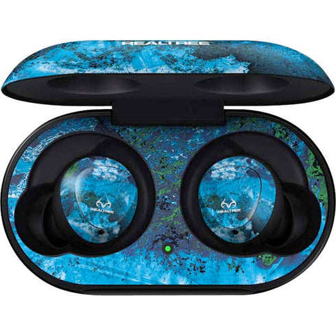 RealTree Xtreme Blue Camo Galaxy Buds Skin