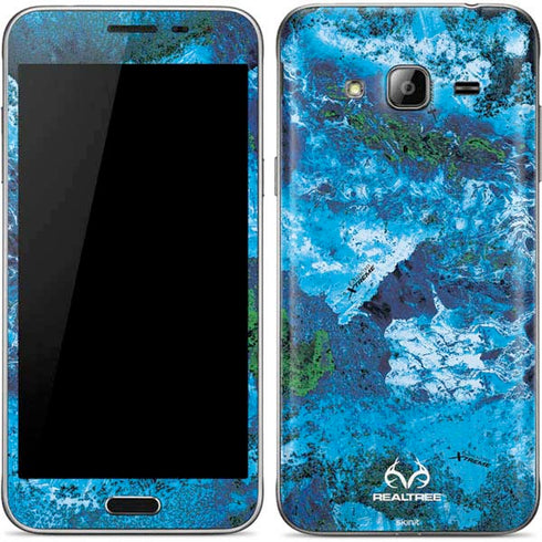 RealTree Xtreme Blue Camo Galaxy J3 Skin