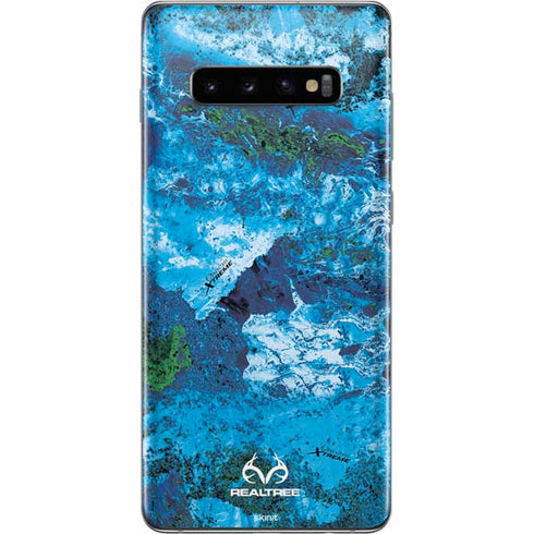 RealTree Xtreme Blue Camo Galaxy S10 Plus Skin