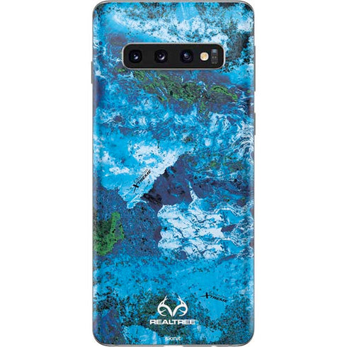 RealTree Xtreme Blue Camo Galaxy S10 Skin