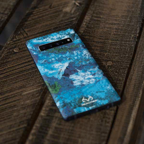 RealTree Xtreme Blue Camo Galaxy S10 Skin