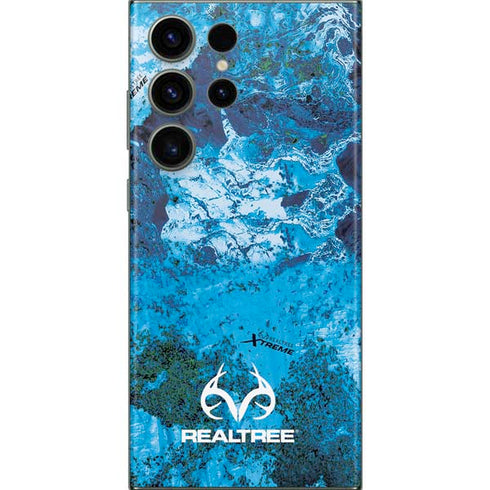 RealTree Xtreme Blue Camo Galaxy S23 Ultra Skin