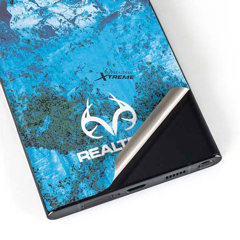RealTree Xtreme Blue Camo Galaxy S23 Ultra Skin