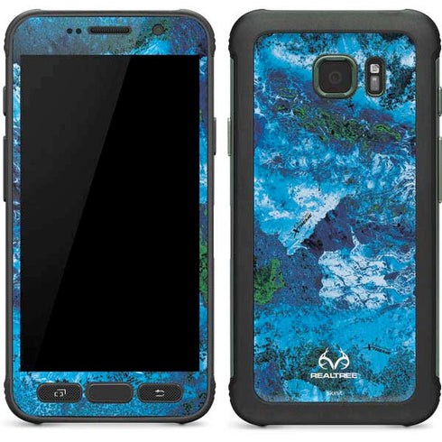 RealTree Xtreme Blue Camo Galaxy S7 Active Skin