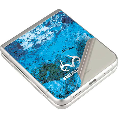 RealTree Xtreme Blue Camo Galaxy Z Flip4 5G Skin
