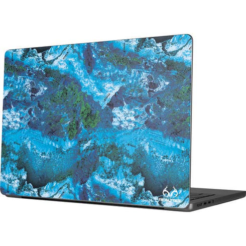 RealTree Xtreme Blue Camo MacBook Pro 14in (2021-24) Skin
