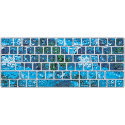 RealTree Xtreme Blue Camo Magic Keyboard Skin