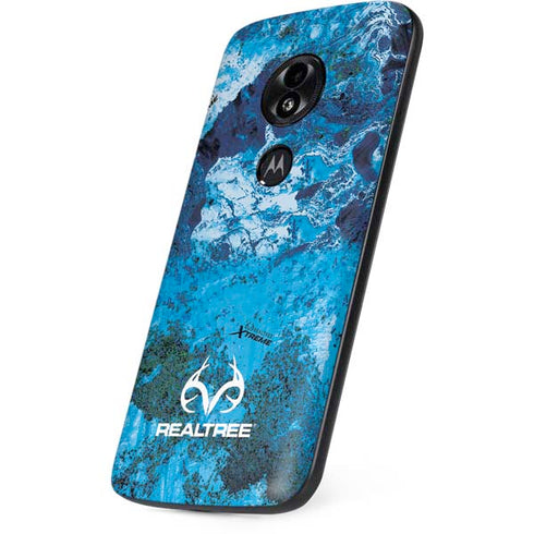 RealTree Xtreme Blue Camo Moto E5 Play Skin