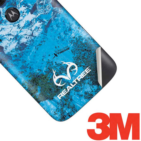 RealTree Xtreme Blue Camo Moto E5 Play Skin