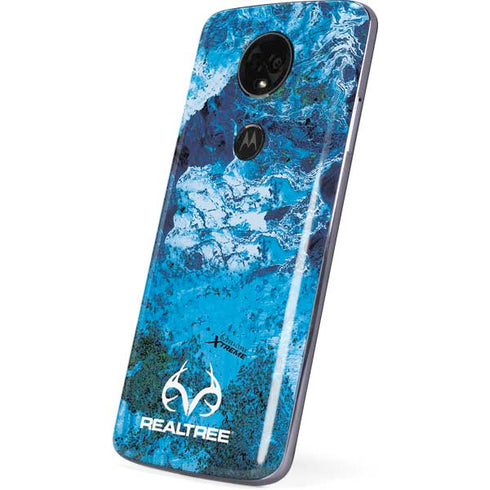 RealTree Xtreme Blue Camo Moto E5 Plus Skin