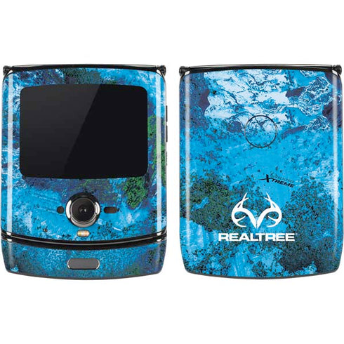 RealTree Xtreme Blue Camo Motorola RAZR Skin