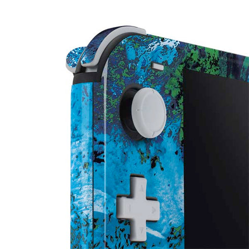 RealTree Xtreme Blue Camo Nintendo Switch Lite Skin