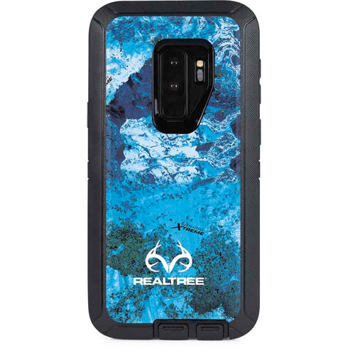 RealTree Xtreme Blue Camo Otterbox Defender Galaxy Skin