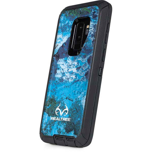 RealTree Xtreme Blue Camo Otterbox Defender Galaxy Skin