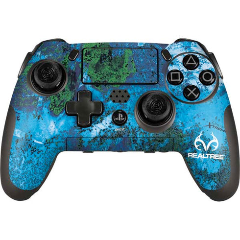 RealTree Xtreme Blue Camo PlayStation Scuf Vantage 2 Controller Skin