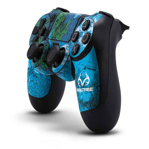 RealTree Xtreme Blue Camo PS4 Controller Skin