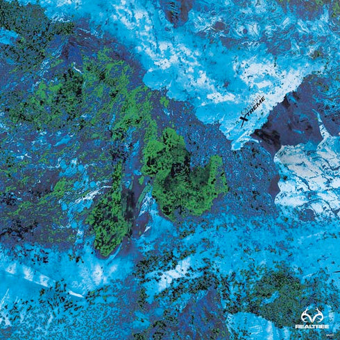 RealTree Xtreme Blue Camo PS4 Pro Console Skin