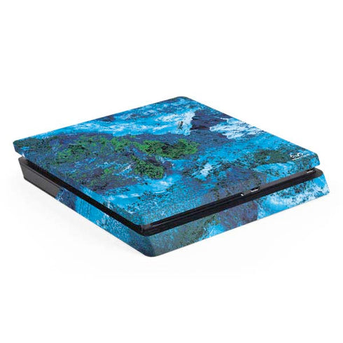 RealTree Xtreme Blue Camo PS4 Slim Skin