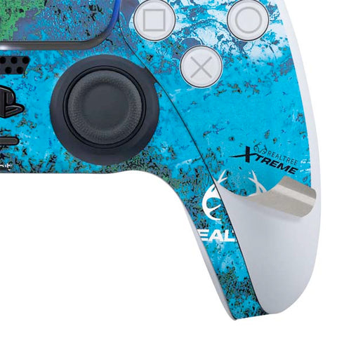RealTree Xtreme Blue Camo PS5 Slim Digital Edition Bundle Skin