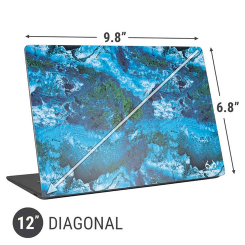 RealTree Xtreme Blue Camo Universal Laptop 12in (9.8 x 6.8in) Skin
