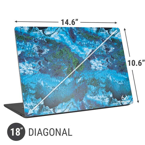RealTree Xtreme Blue Camo Universal Laptop 18in (14.6 x 10.6in) Skin