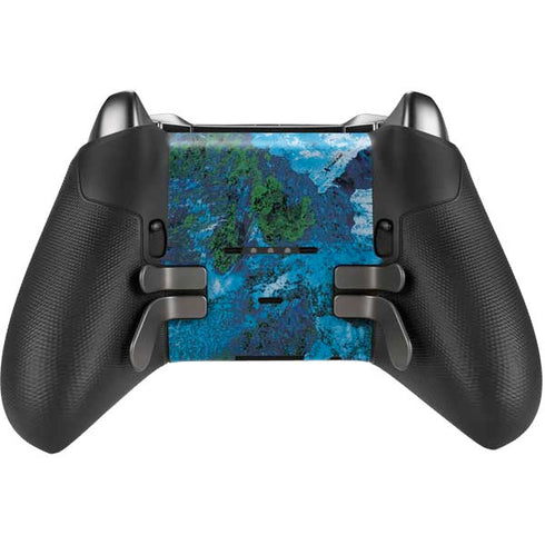 RealTree Xtreme Blue Camo Xbox Elite Wireless Controller Series 2 Skin