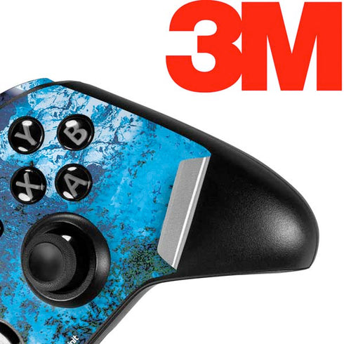 RealTree Xtreme Blue Camo Xbox One Elite Controller Skin