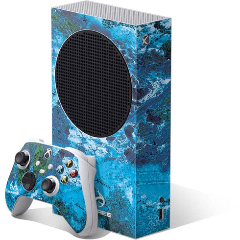 RealTree Xtreme Blue Camo Xbox Series S Skins