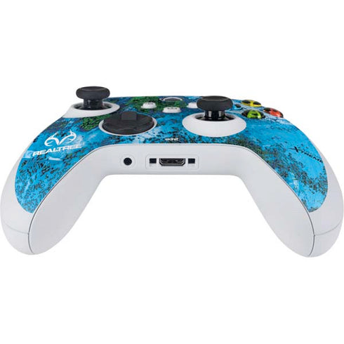 RealTree Xtreme Blue Camo Xbox Series S Controller Skin