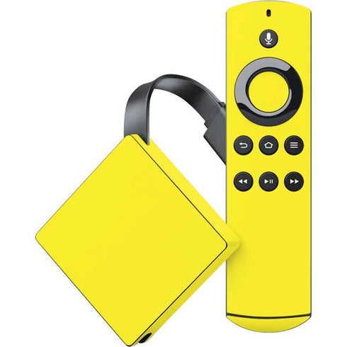 Yellow Solid Amazon Fire TV Skin