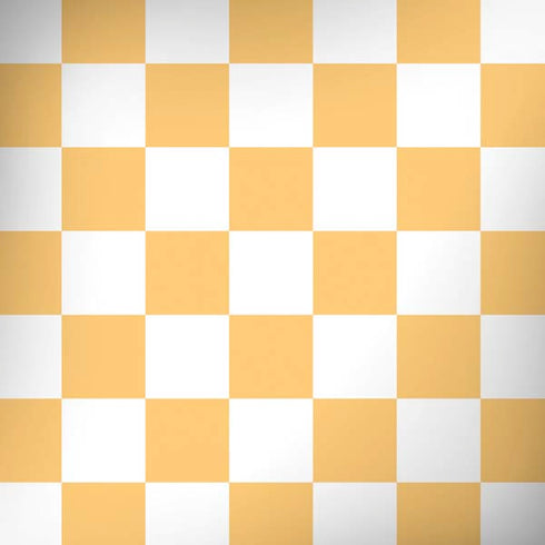 Yellow and White Checkerboard Dell Alienware Skin