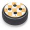 Yellow and White Checkerboard Amazon Echo Dot Skin