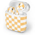 Yellow and White Checkerboard Apple AirPods 2 Skin