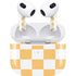 Yellow and White Checkerboard Apple AirPods (3rd Gen 2021) Skin