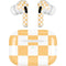 Yellow and White Checkerboard Apple AirPods Pro Skin