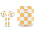 Yellow and White Checkerboard Apple AirPods Skin